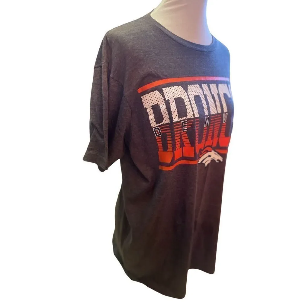 NFL Team Apparel Denver Broncos Graphic T-Shirt Size Large-NWOT - Picture 2 of 9